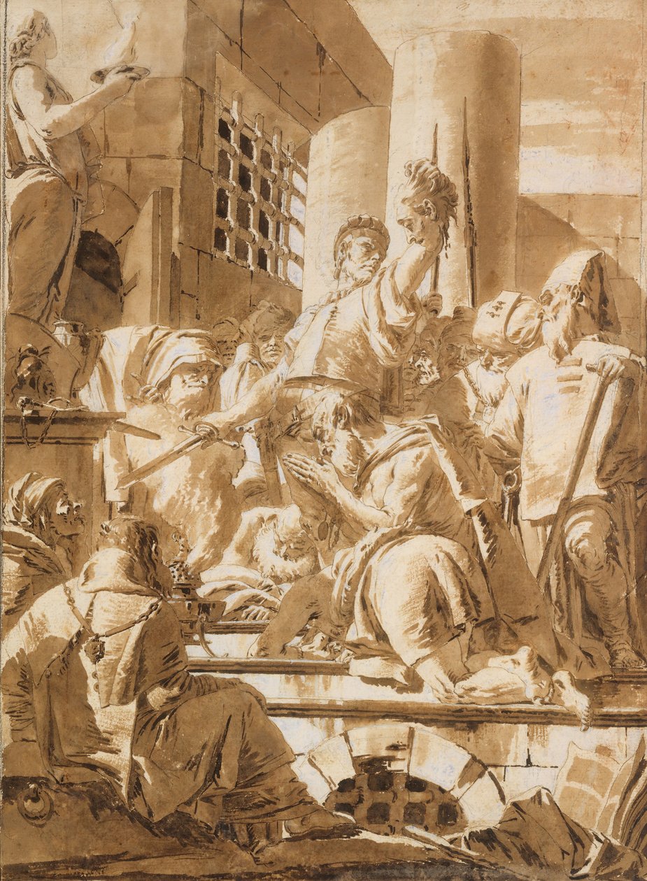 Decapitazione di Due Santi Maschi da Giovanni Battista Tiepolo