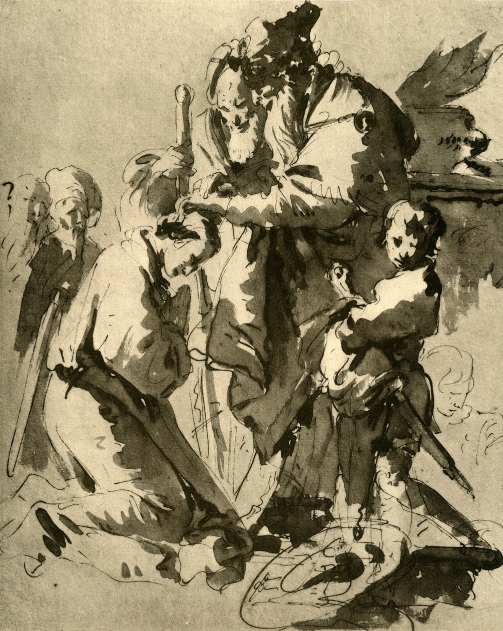 Dedicazione di un giovane soldato, 1735-1740, 1928 da Giovanni Battista Tiepolo