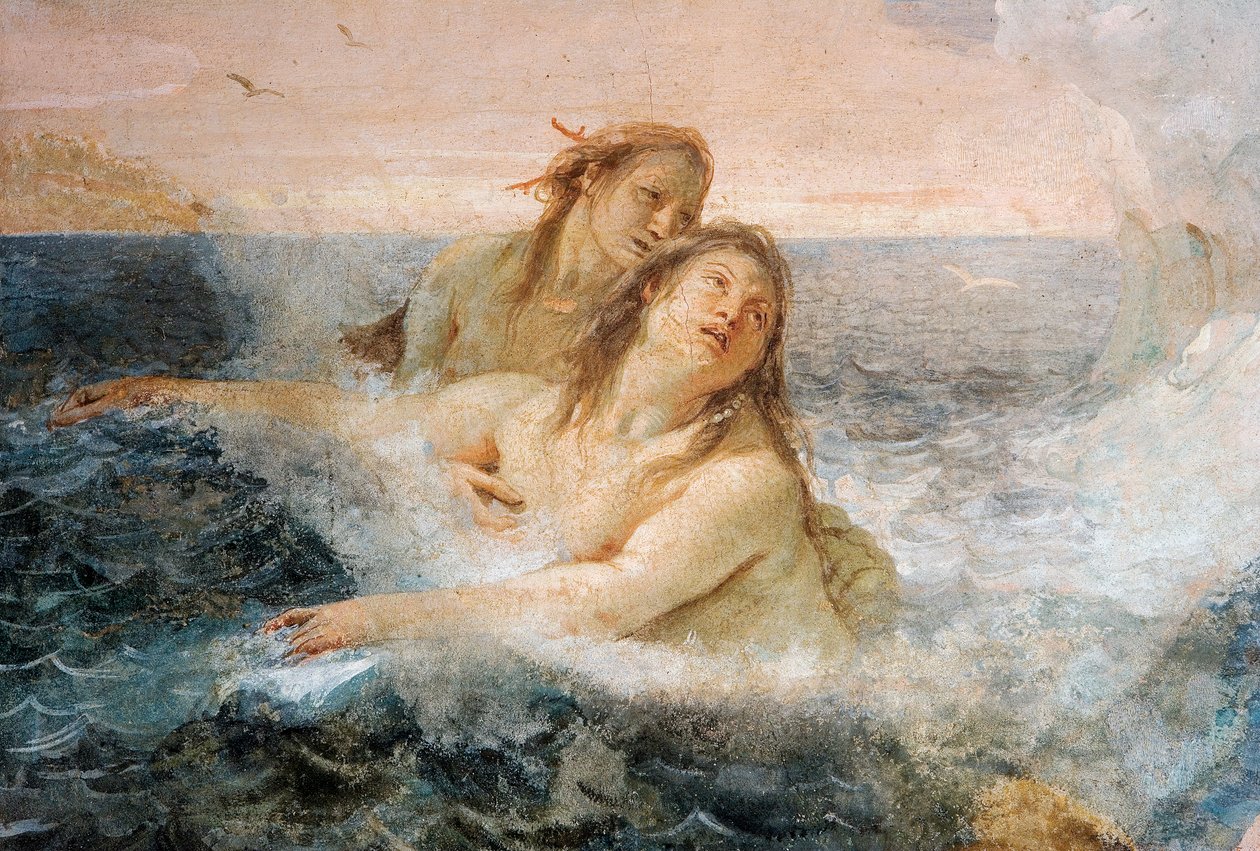Dettaglio di Teti, da Teti che consola suo figlio Achille, dalla Stanza dell