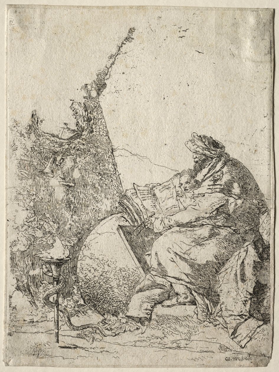 Fantasie: Il Filosofo da Giovanni Battista Tiepolo