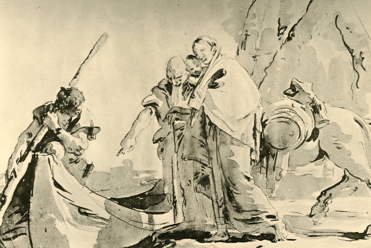 Fuga in Egitto da Giovanni Battista Tiepolo