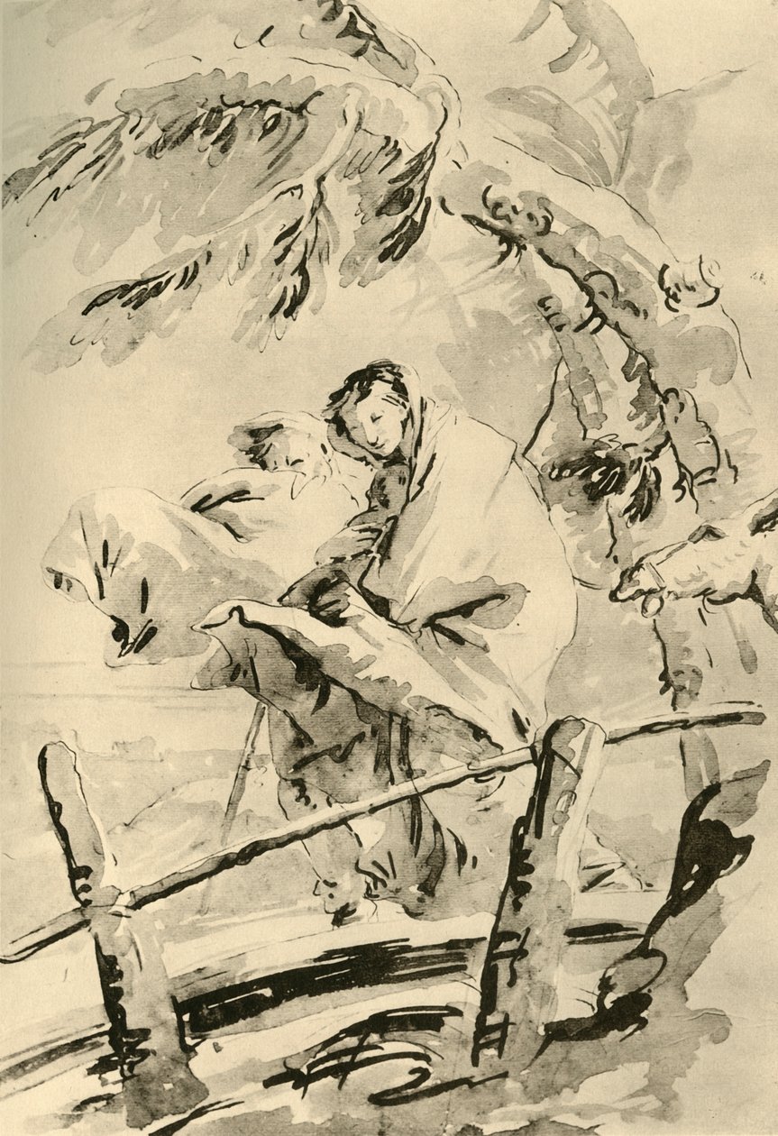 Fuga in Egitto da Giovanni Battista Tiepolo