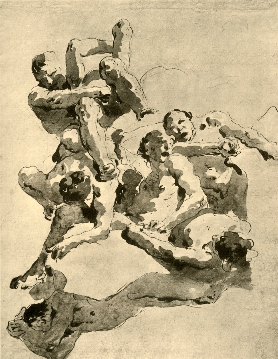 Giganti che combattono da Giovanni Battista Tiepolo