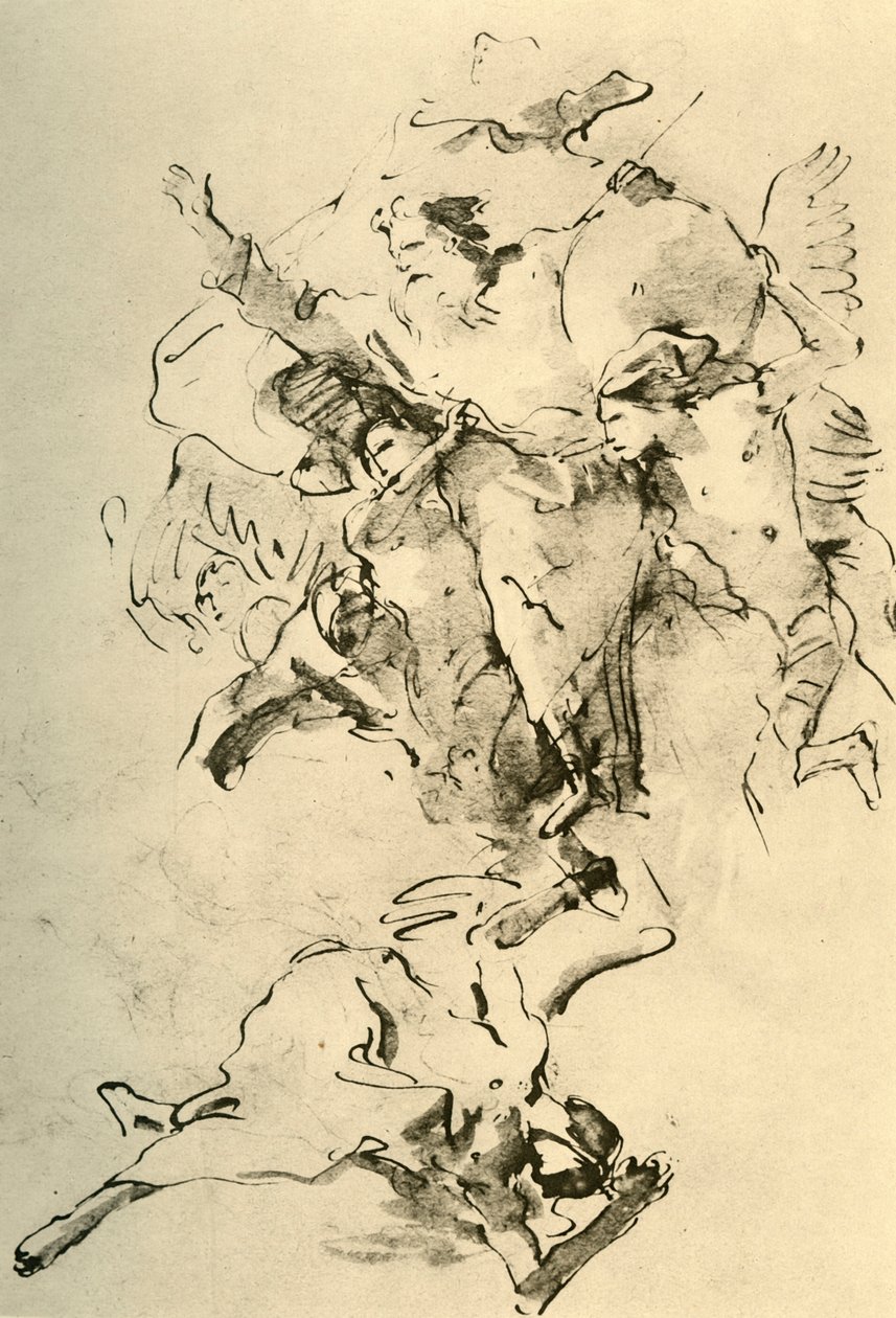 Dio Padre circondato da angeli, 1758-1759, 1928 da Giovanni Battista Tiepolo