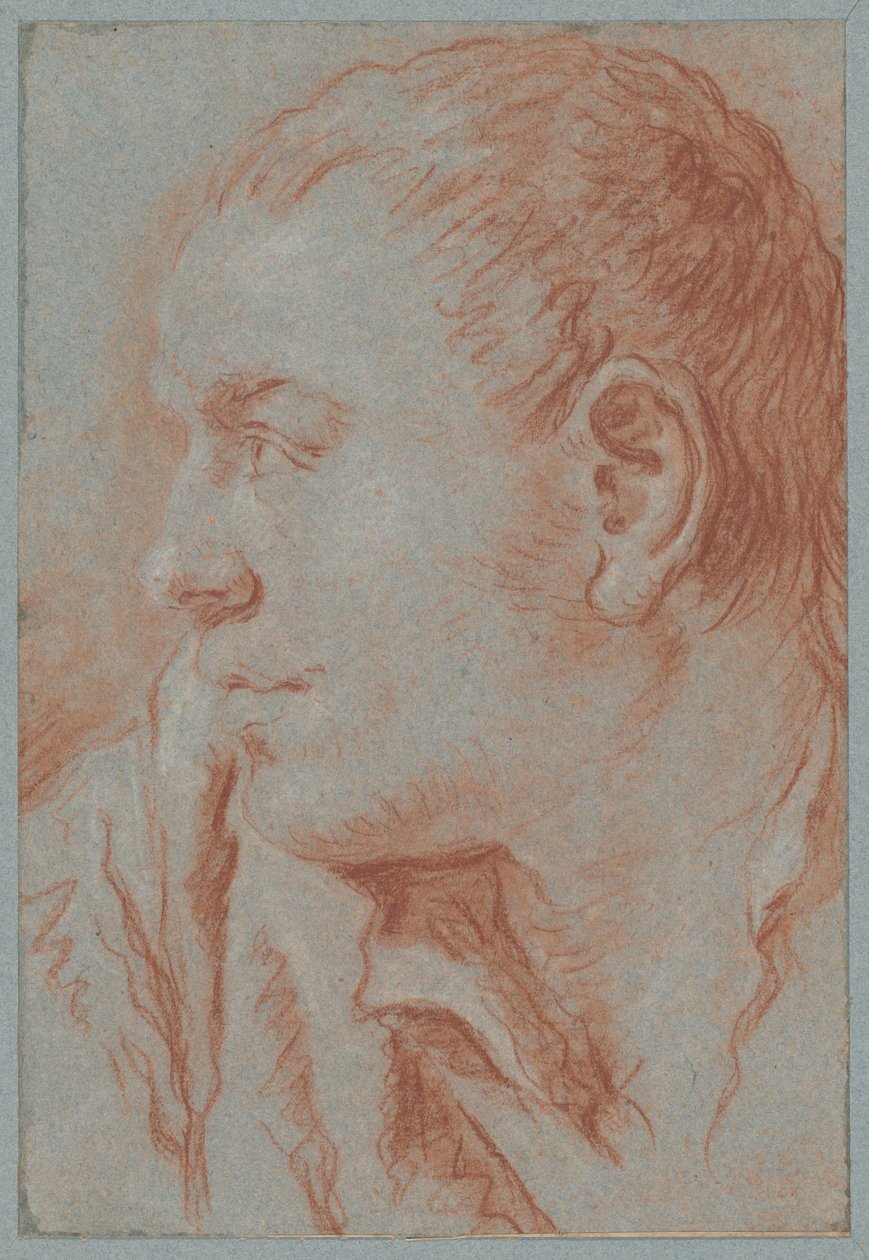Testa di un giovane di profilo da Giovanni Battista Tiepolo