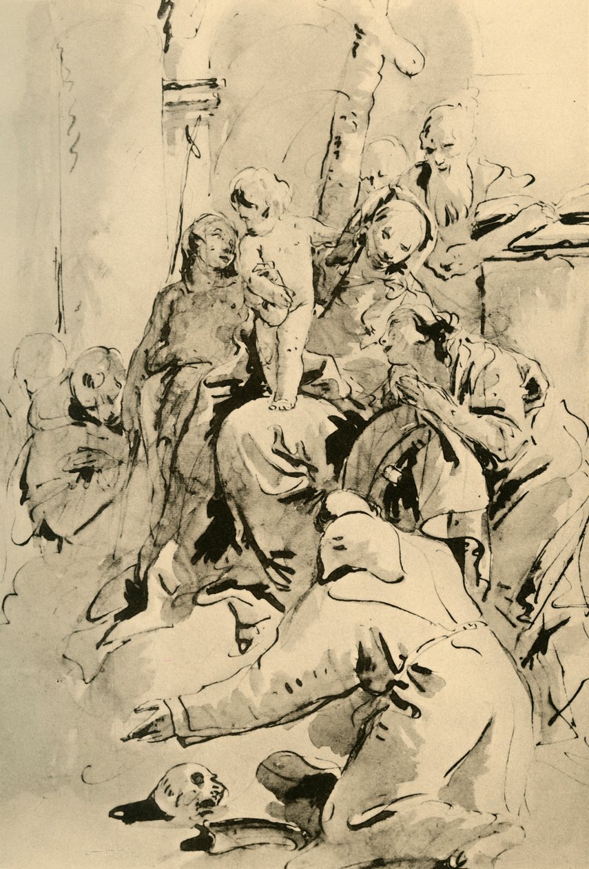 Madonna con santi, metà XVIII secolo, 1928 da Giovanni Battista Tiepolo