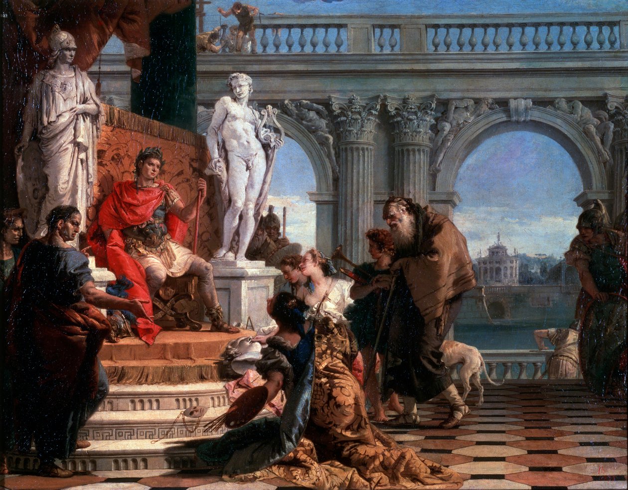 Mecenate presenta le Arti ad Augusto da Giovanni Battista Tiepolo
