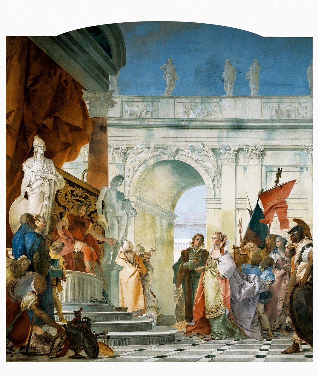 Magnanimità di Scipione (dettaglio) da Giovanni Battista Tiepolo