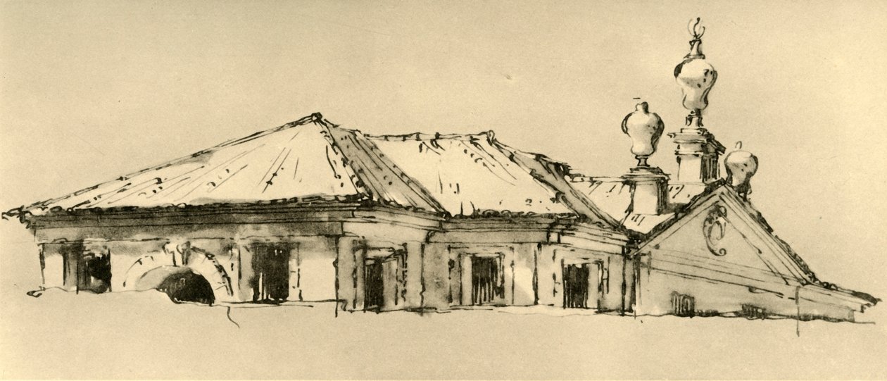 Sottotetto di una Villa, 1757, 1928 da Giovanni Battista Tiepolo