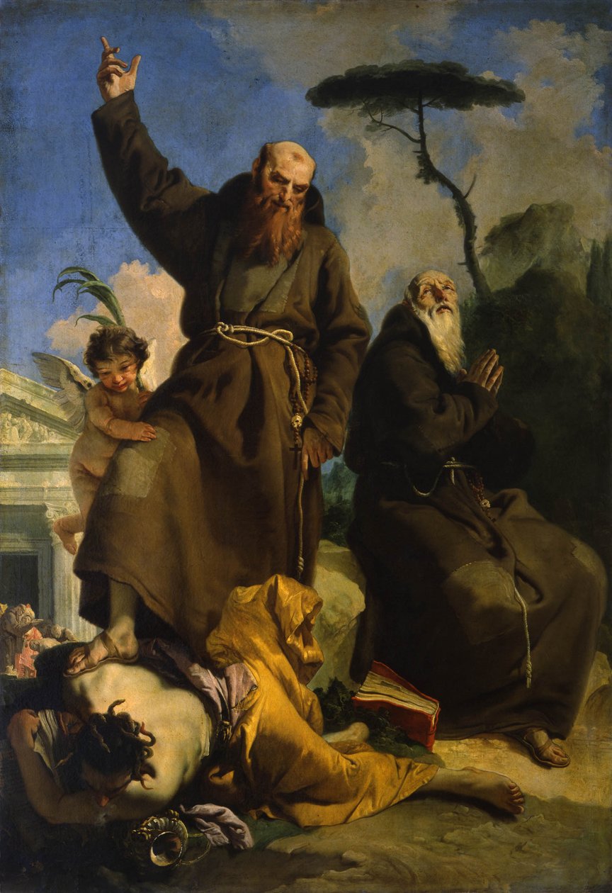 San Fidelis di Sigmaringen e San Giuseppe di Leonessa da Giovanni Battista Tiepolo