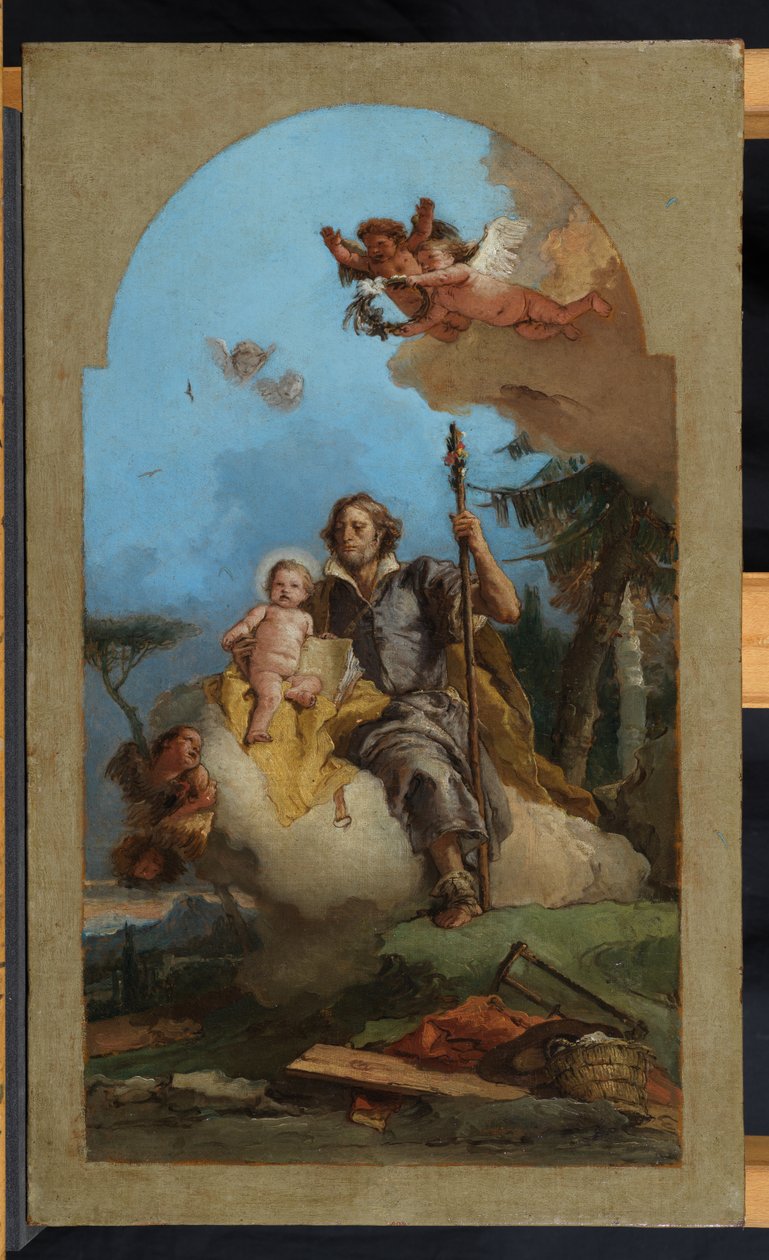 San Giuseppe con il Bambino Gesù da Giovanni Battista Tiepolo