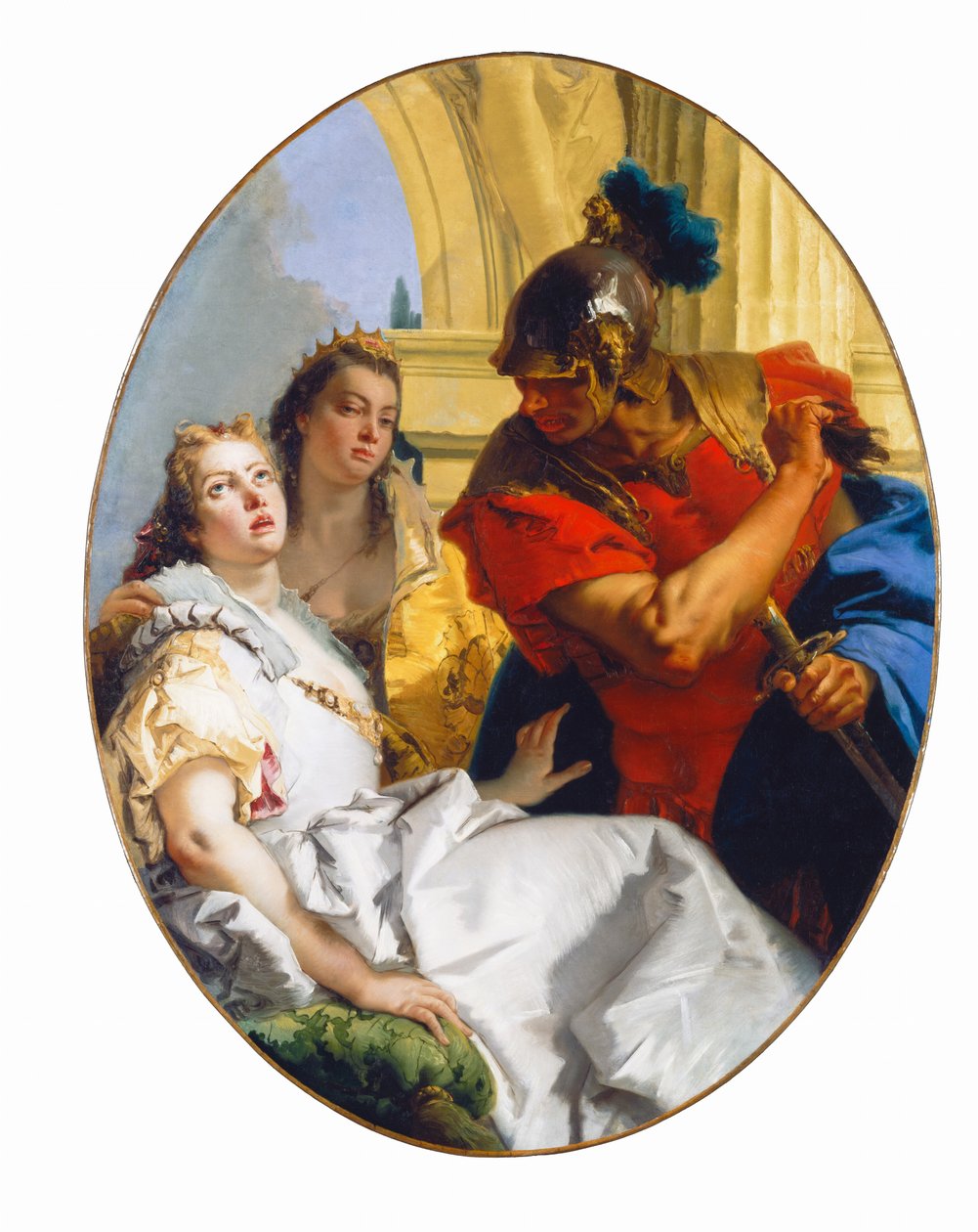 Scena tratta dalla storia antica da Giovanni Battista Tiepolo