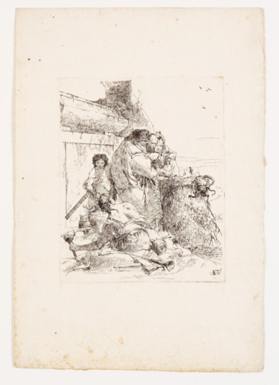 Il sacrificio del serpente da Giovanni Battista Tiepolo
