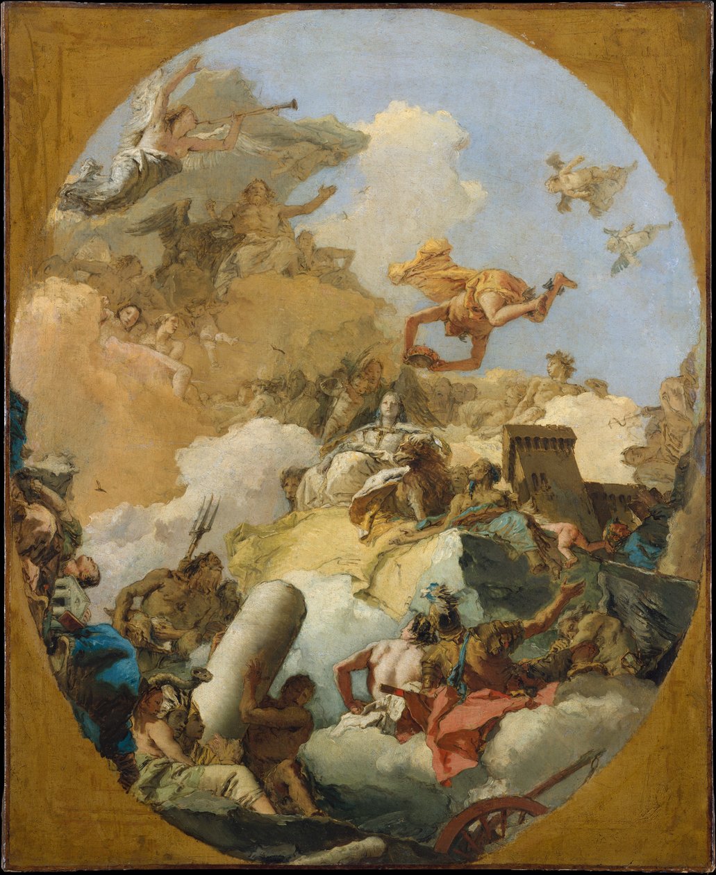 Die Apotheose der spanischen Monarchie da Giovanni Battista Tiepolo