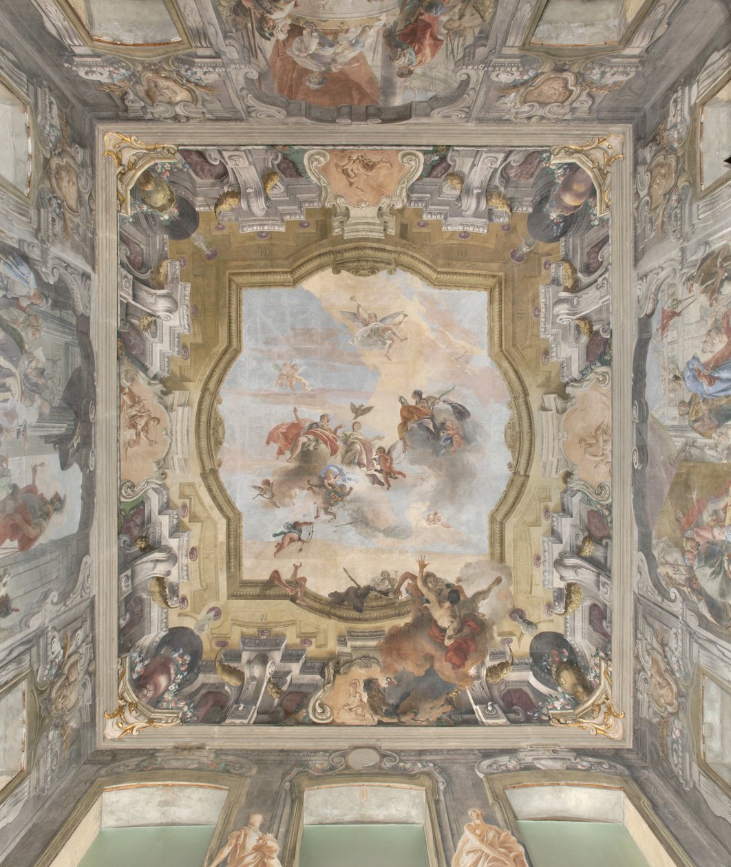 La caduta dei demoni, Storie di Scipione, dettaglio, 1731 (dettaglio) da Giovanni Battista Tiepolo