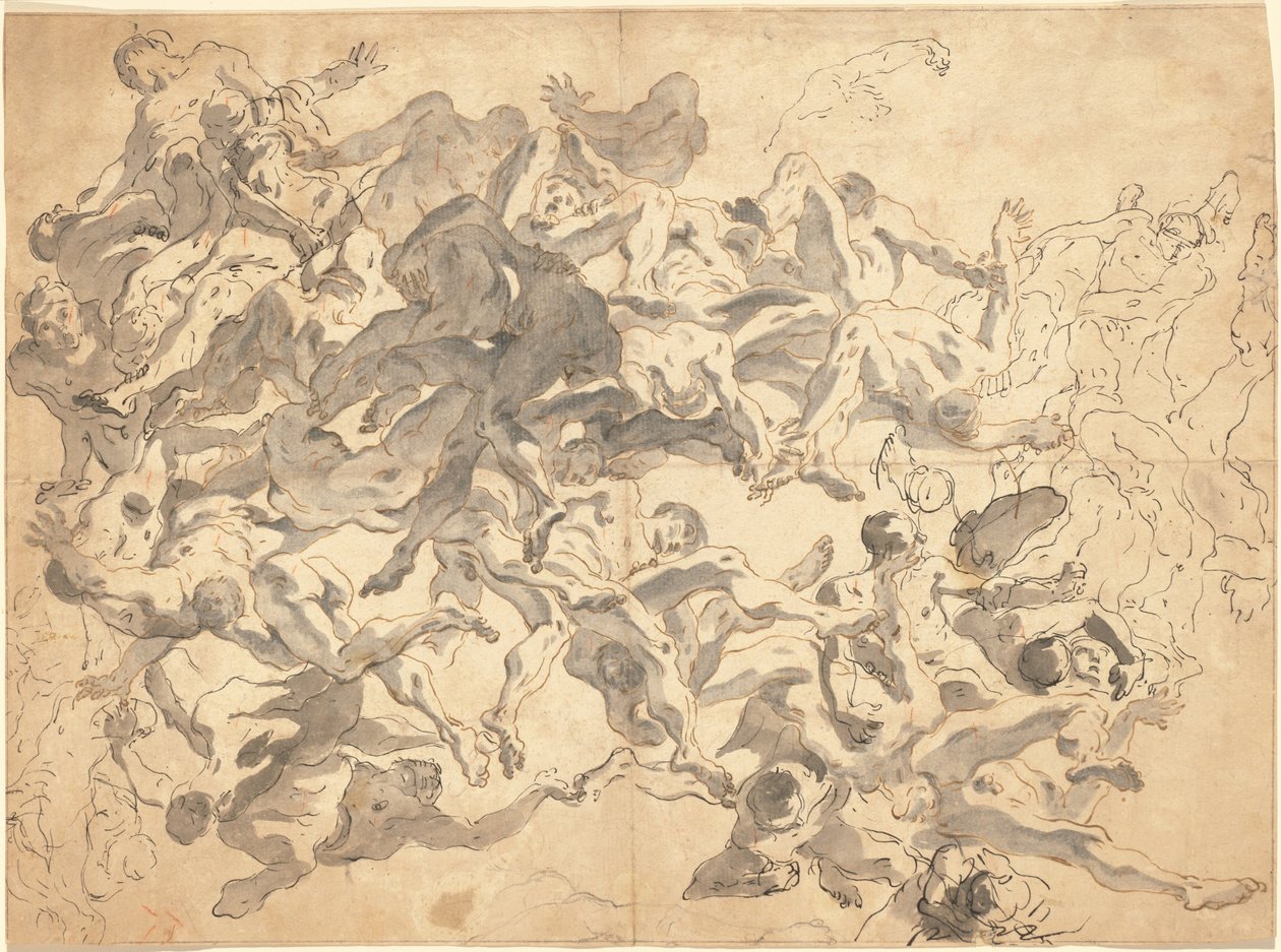 La caduta degli angeli ribelli da Giovanni Battista Tiepolo