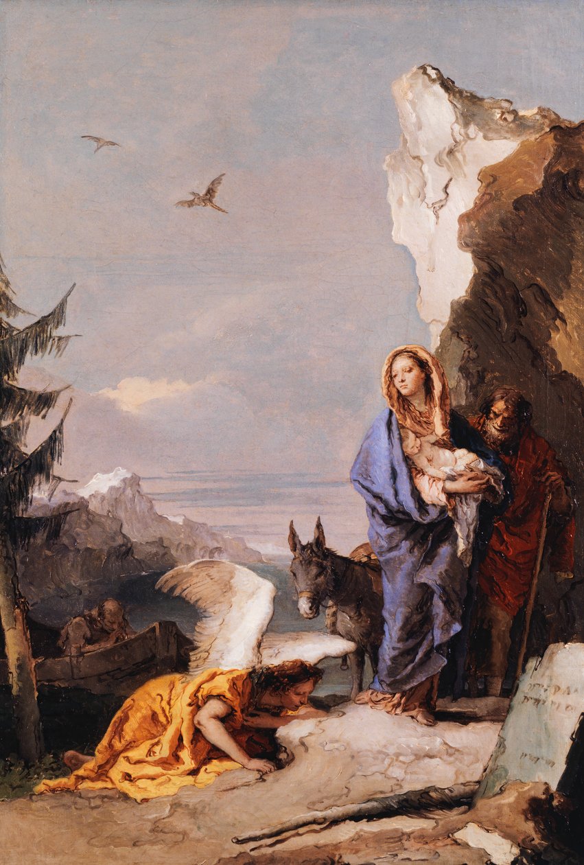 La fuga in Egitto da Giovanni Battista Tiepolo