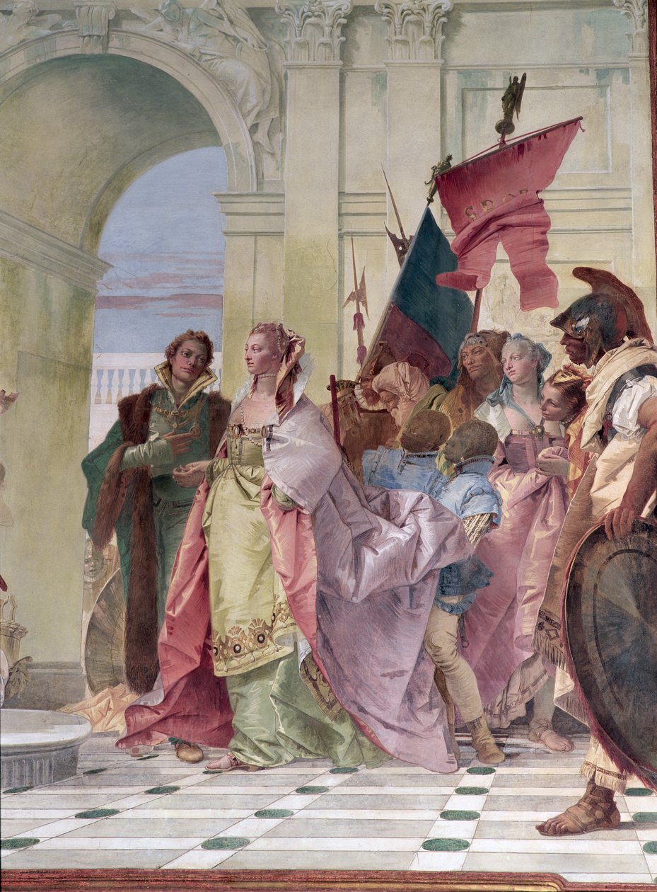 La magnanimità di Scipione (dettaglio) da Giovanni Battista Tiepolo
