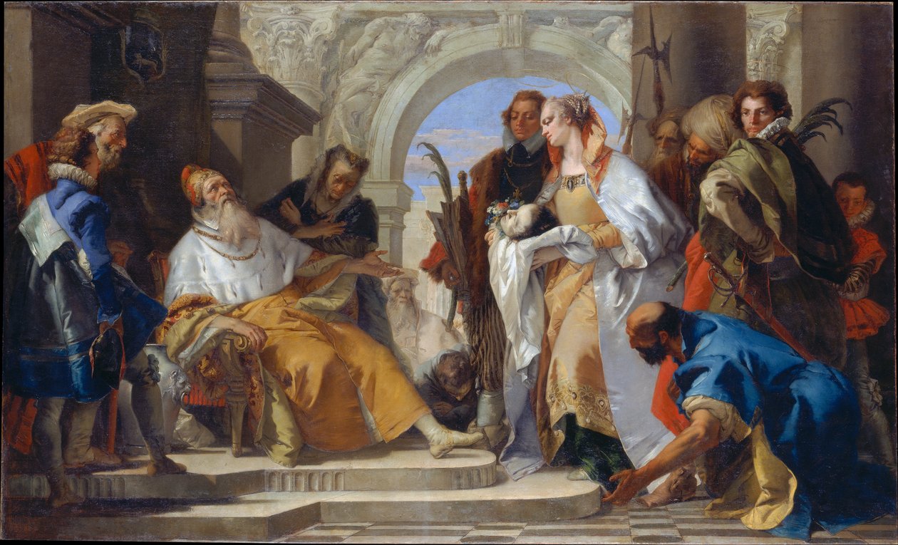 I santi patroni della famiglia Crotta da Giovanni Battista Tiepolo