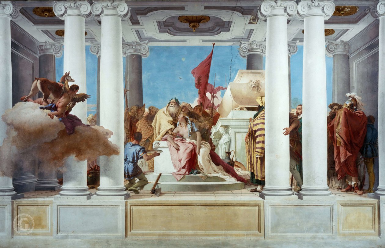 Il sacrificio di Ifigenia da Giovanni Battista Tiepolo