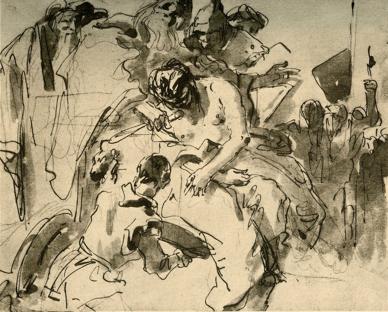 Il sacrificio di Ifigenia, c1757, 1928 da Giovanni Battista Tiepolo