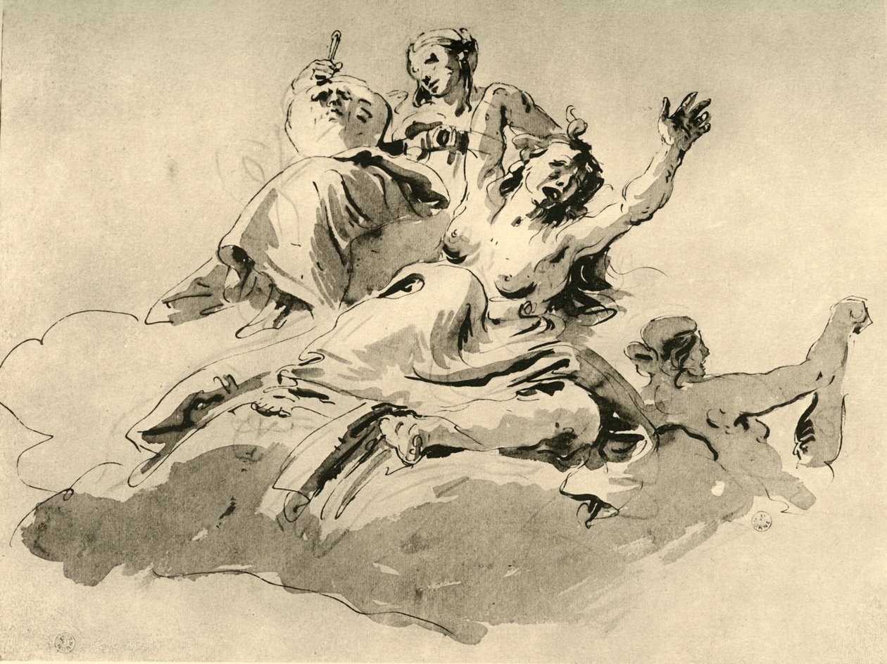Tre donne, metà del XVIII secolo, 1928 da Giovanni Battista Tiepolo