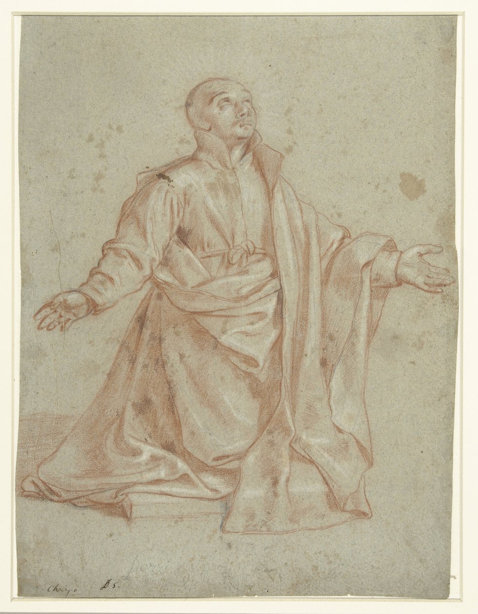 San Ignazio di Loyola in adorazione da Giovanni Battista del Cairo