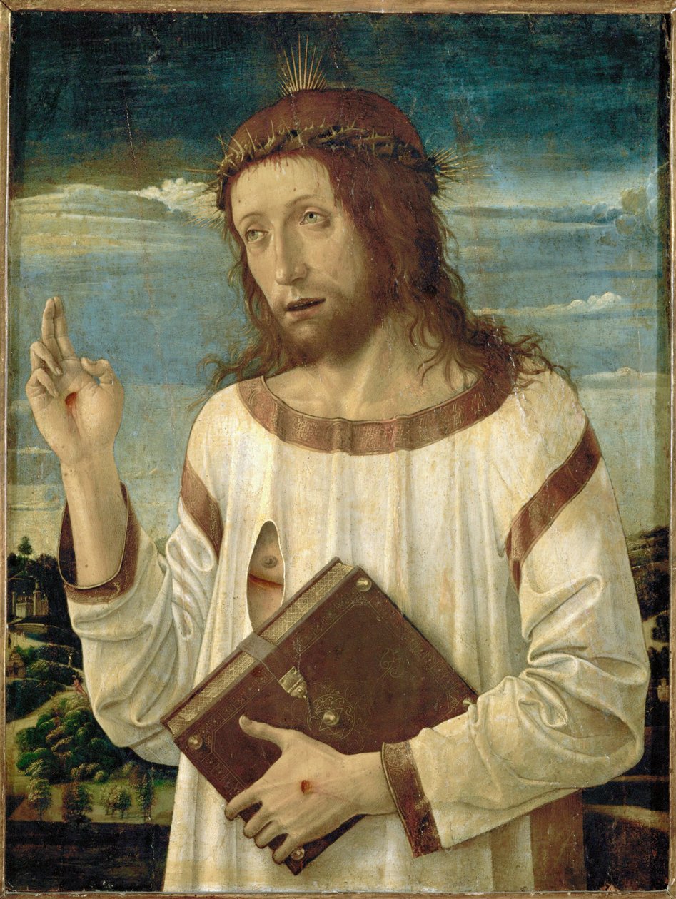 La benedizione di Cristo ... da Giovanni Bellini