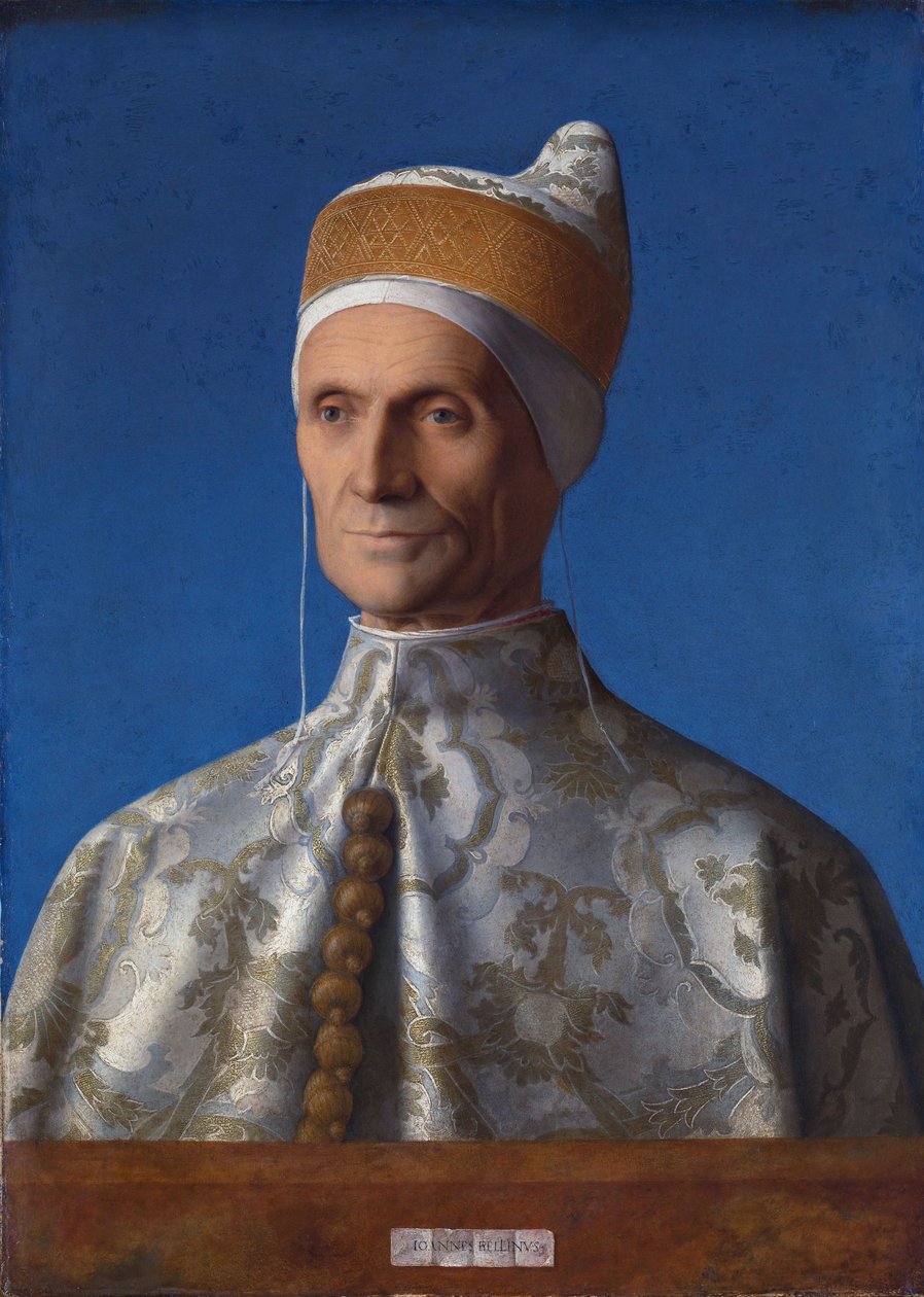 Italian: Ritratto del doge Leonardo Loredan Portrait of Doge Leonardo Loredan da Giovanni Bellini