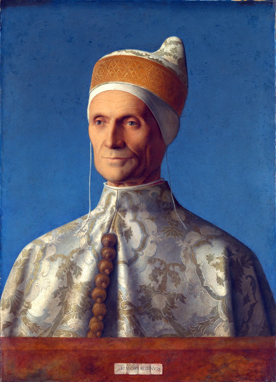 Italian: Ritratto del doge Leonardo Loredan Portrait of Doge Leonardo Loredan da Giovanni Bellini