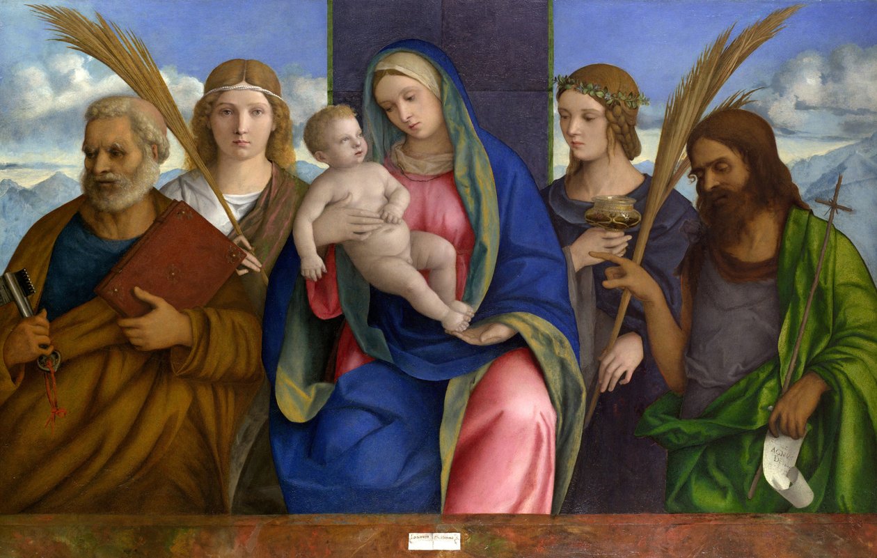 Madonna col Bambino e Santi da Giovanni Bellini