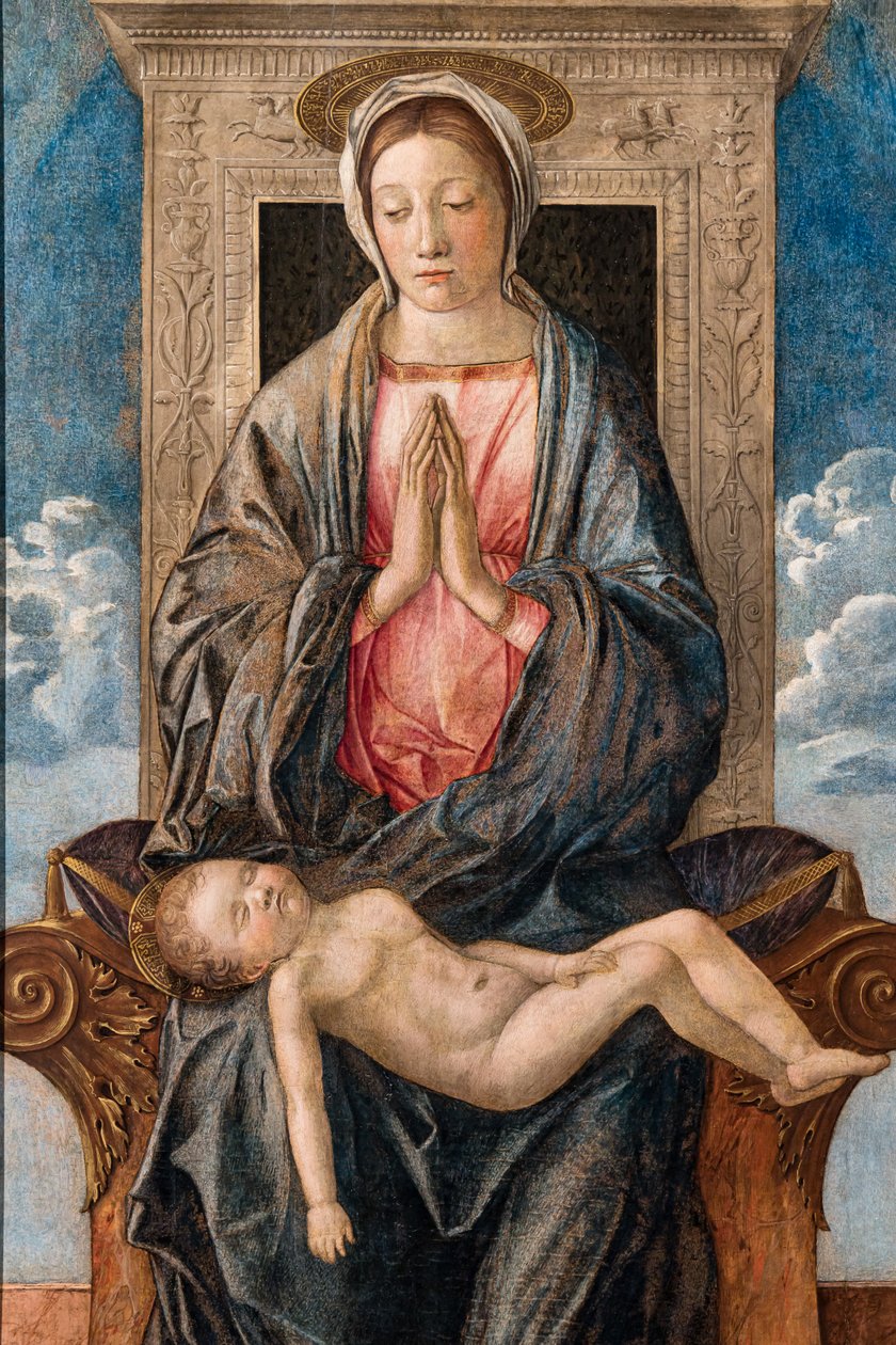 Madonna con bambino dormiente, di Giovanni Bellini, c.1470 da Giovanni Bellini