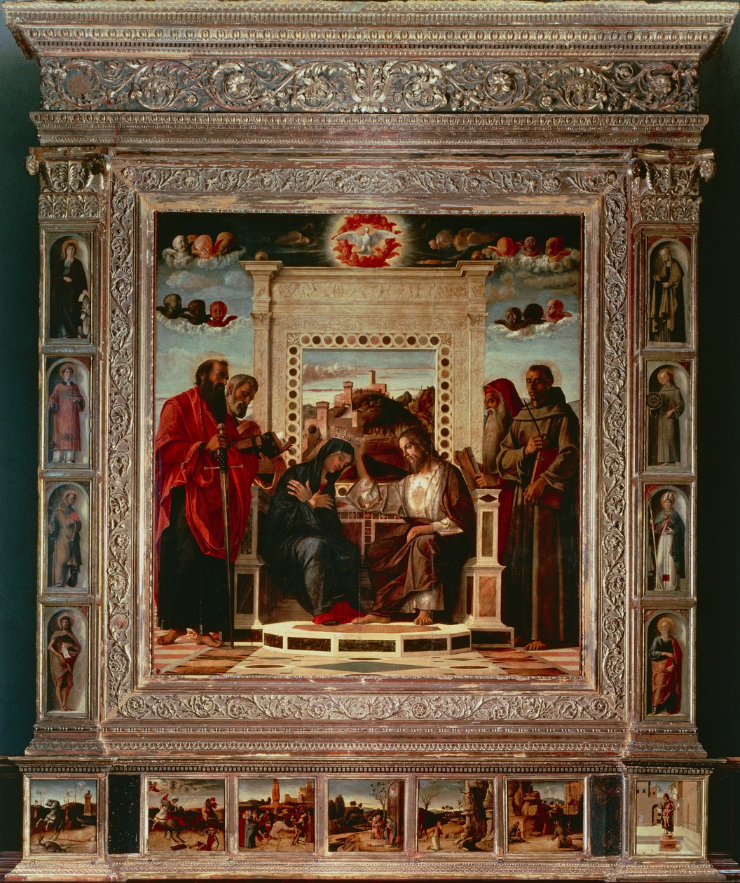 Pala di Pesaro (dettaglio) da Giovanni Bellini