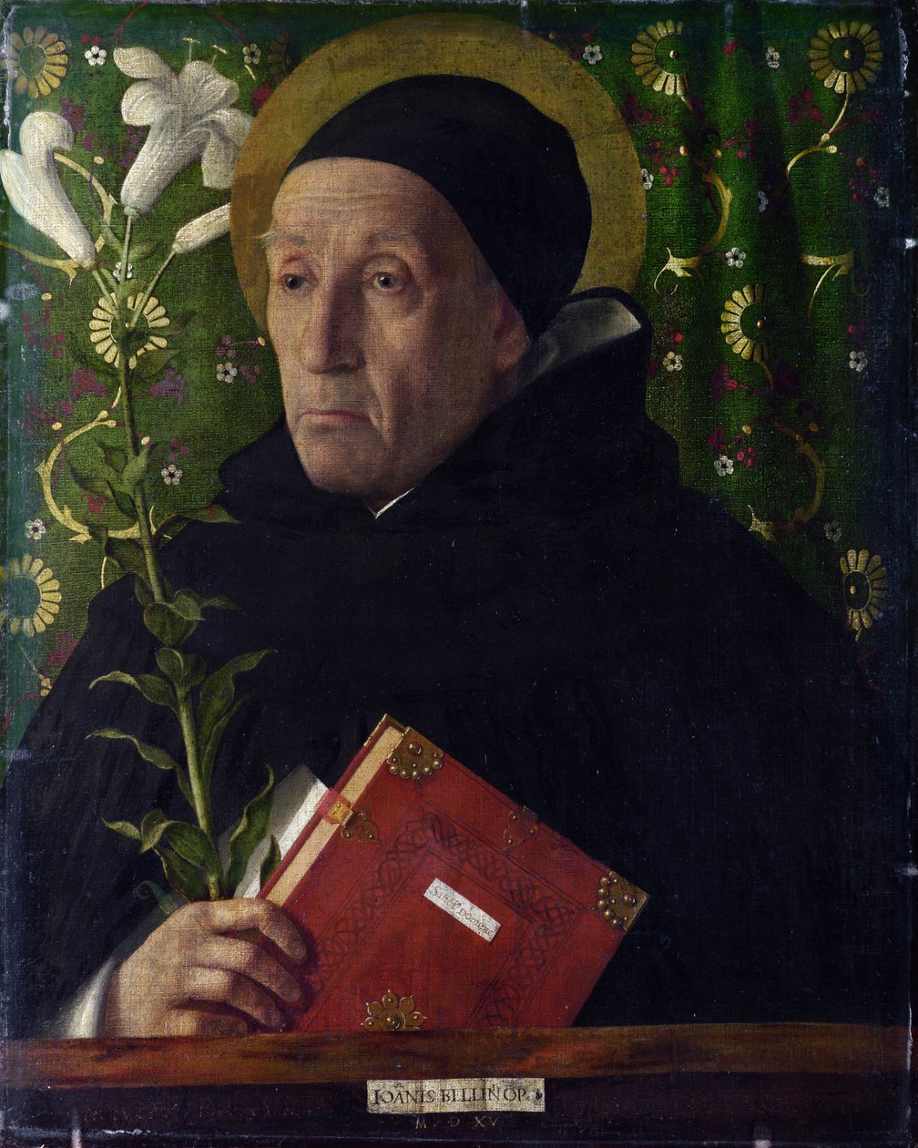 Ritratto di Fra Teodoro di Urbino come San Domenico da Giovanni Bellini