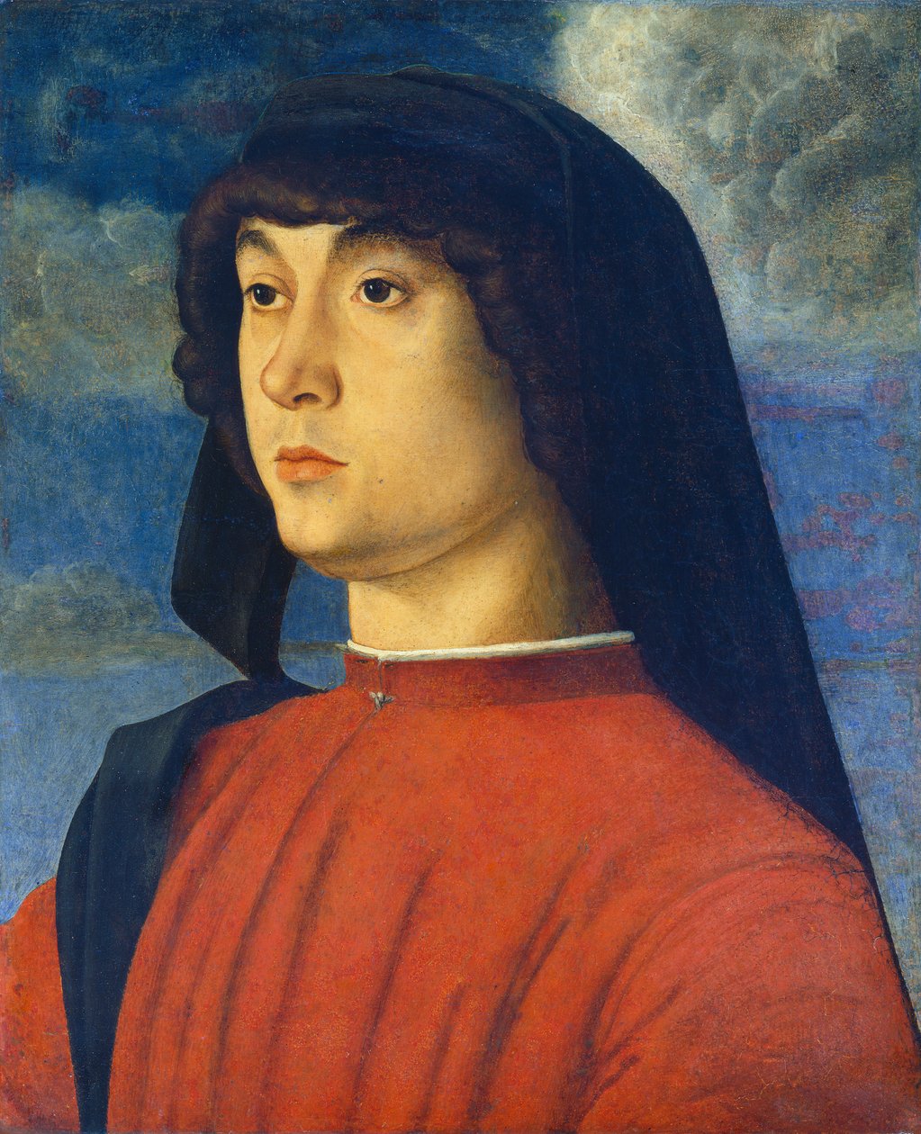 Ritratto di giovane uomo in rosso da Giovanni Bellini
