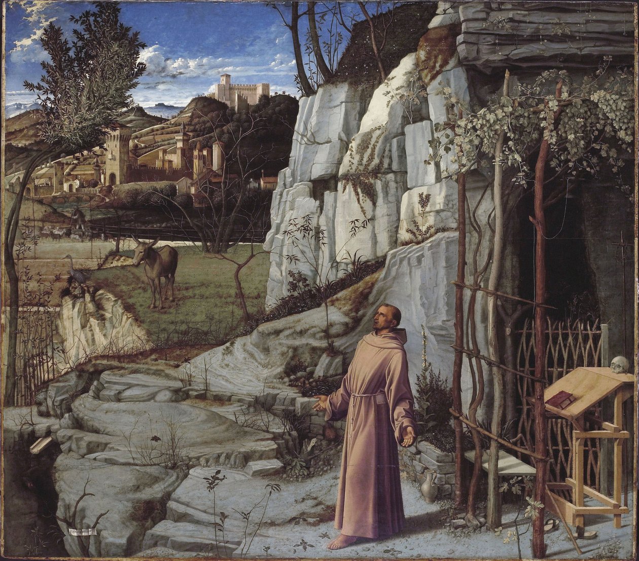 San Francesco nel deserto da Giovanni Bellini