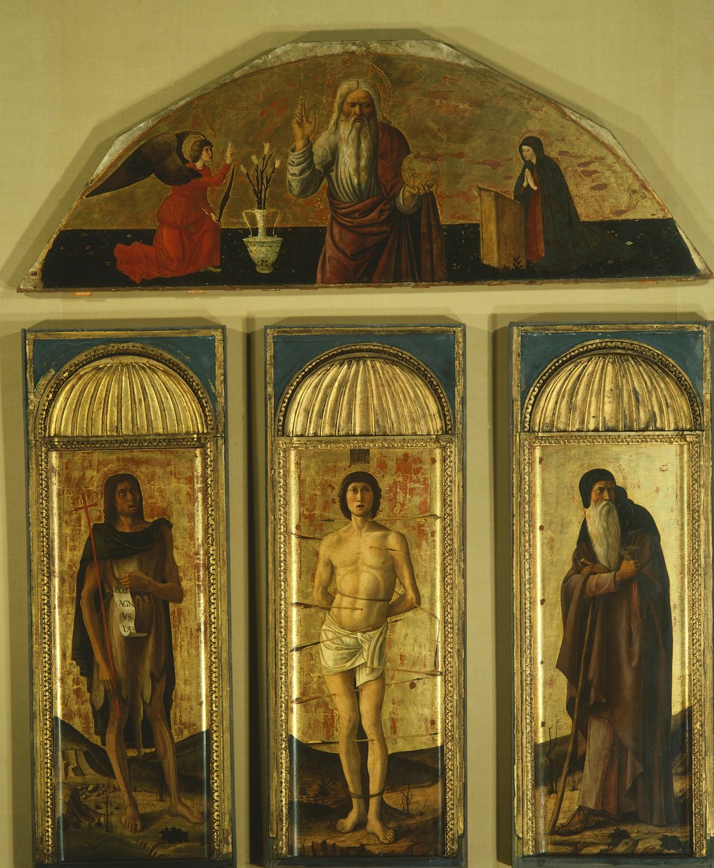 Trittico di San Sebastiano da Giovanni Bellini
