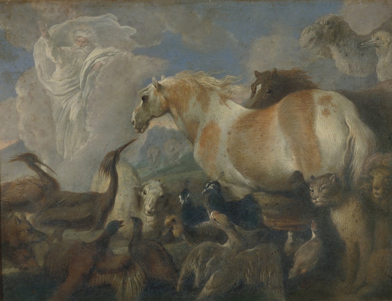 La Creazione, metà del XVII secolo da Giovanni Benedetto Castiglione