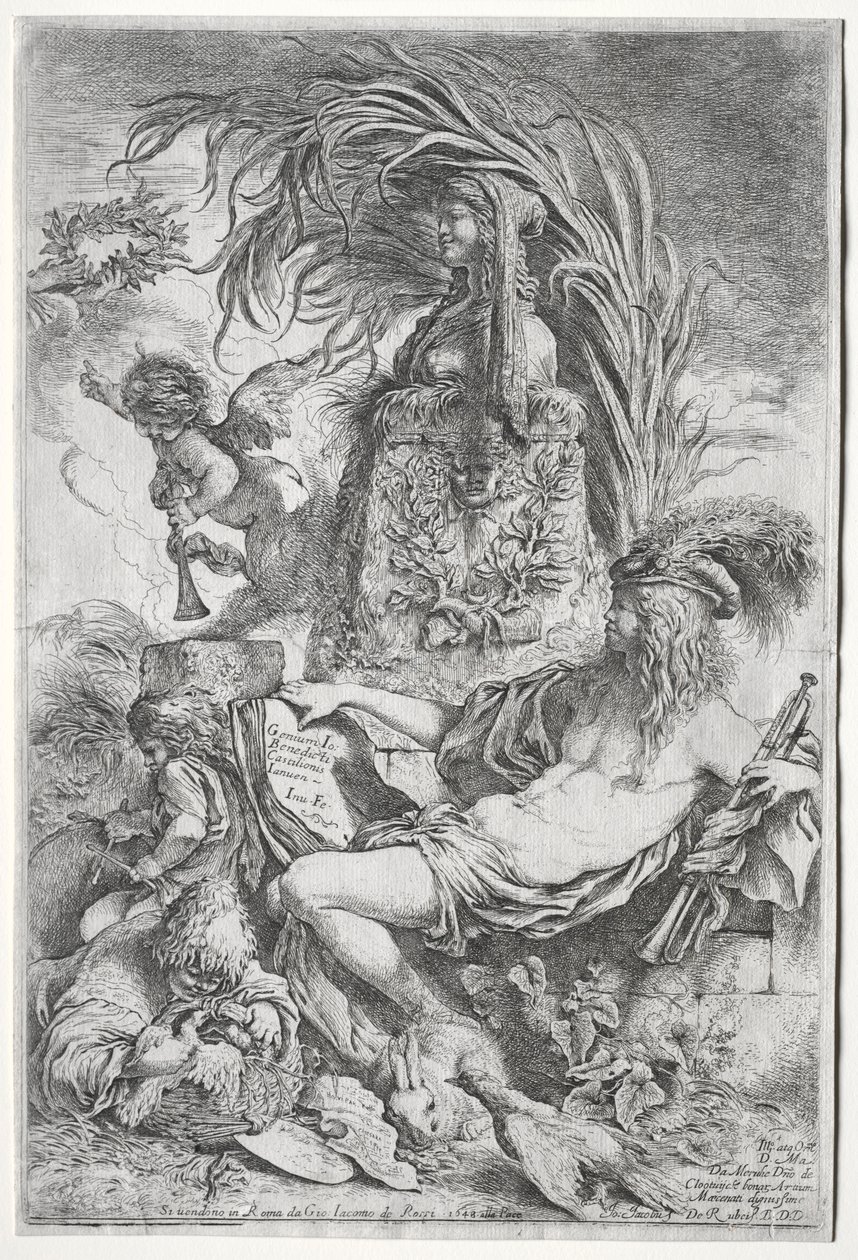 Il genio di Castiglione, 1648 da Giovanni Benedetto Castiglione