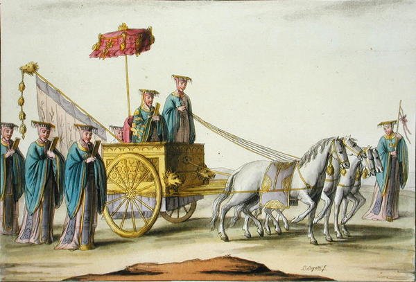 Imperatore di una Dinastia Antica nella sua Carrozza, tavola 13 da 
