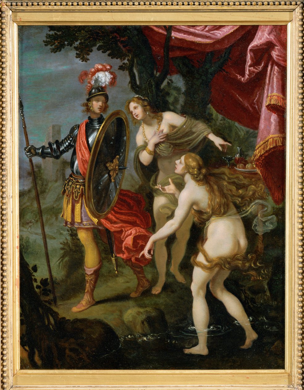 Carlo allant delivrer Rinaldo. Carlo, in viaggio per salvare Rinaldo da ... da Giovanni Biliverti