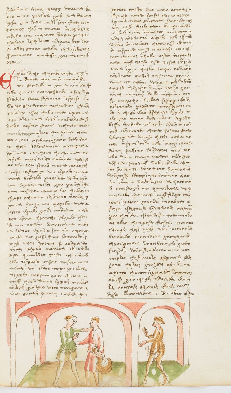 Decameron, Blondel e Cochonneau - La vendetta di Ciacco , Nona giornata, racconto 8. da Giovanni Boccaccio