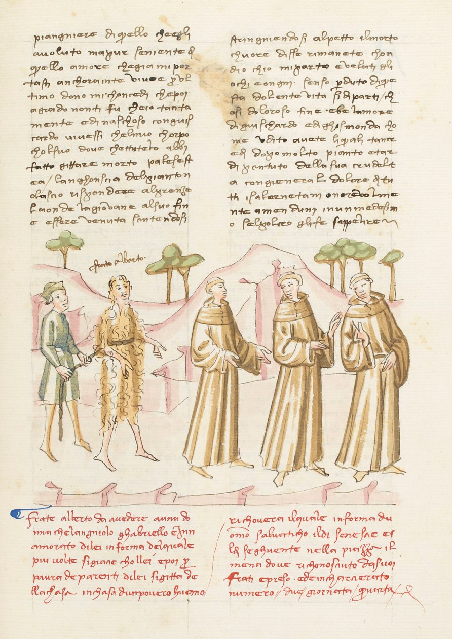 Decameron, La caduta di un angelo - Arresto di Berto, Quarta giornata, racconto 2 da Giovanni Boccaccio