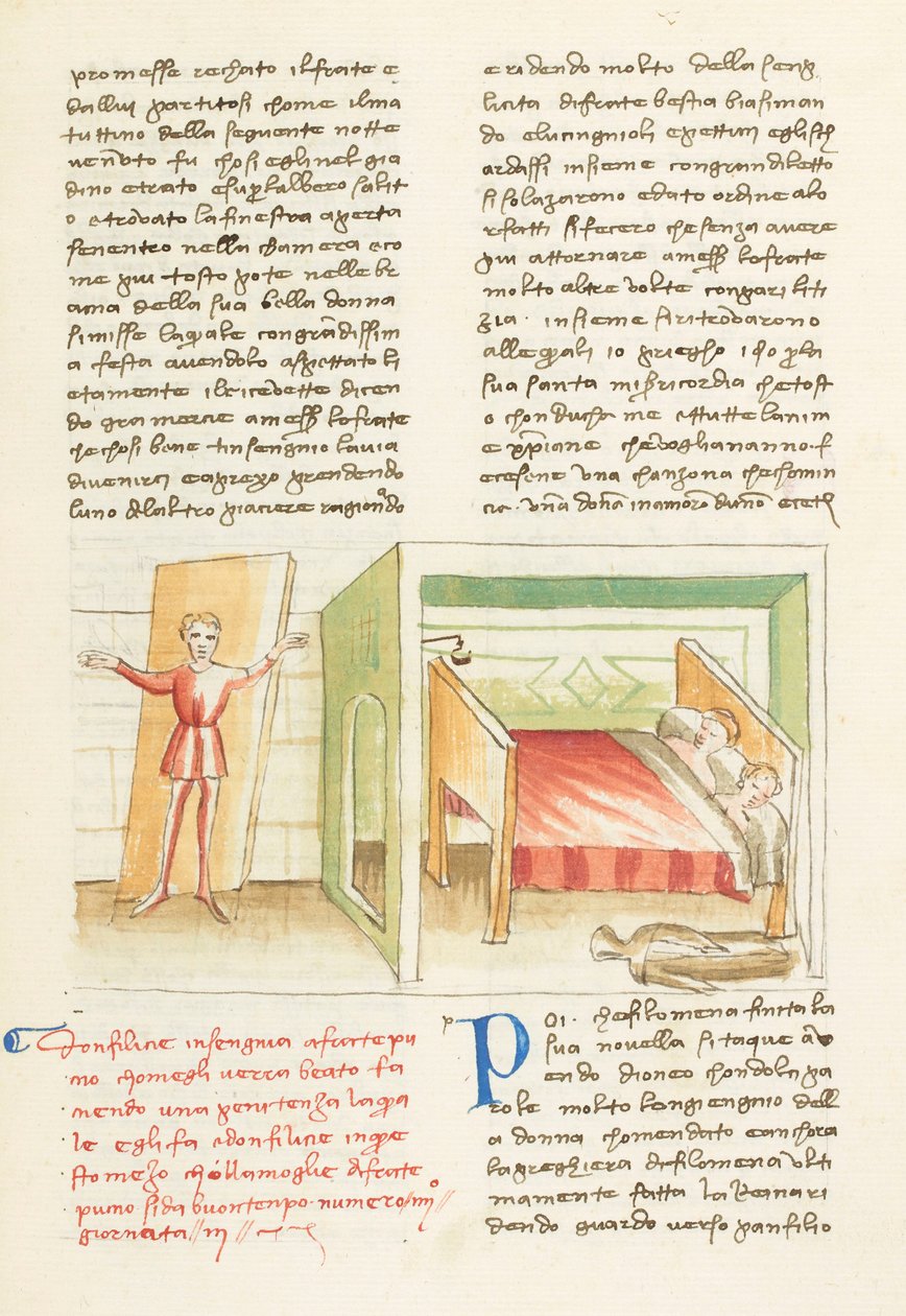 Decameron, La chiave del Paradiso - Puccio di Rinieri abusato da Felice, Terza giornata, racconto 4. da Giovanni Boccaccio