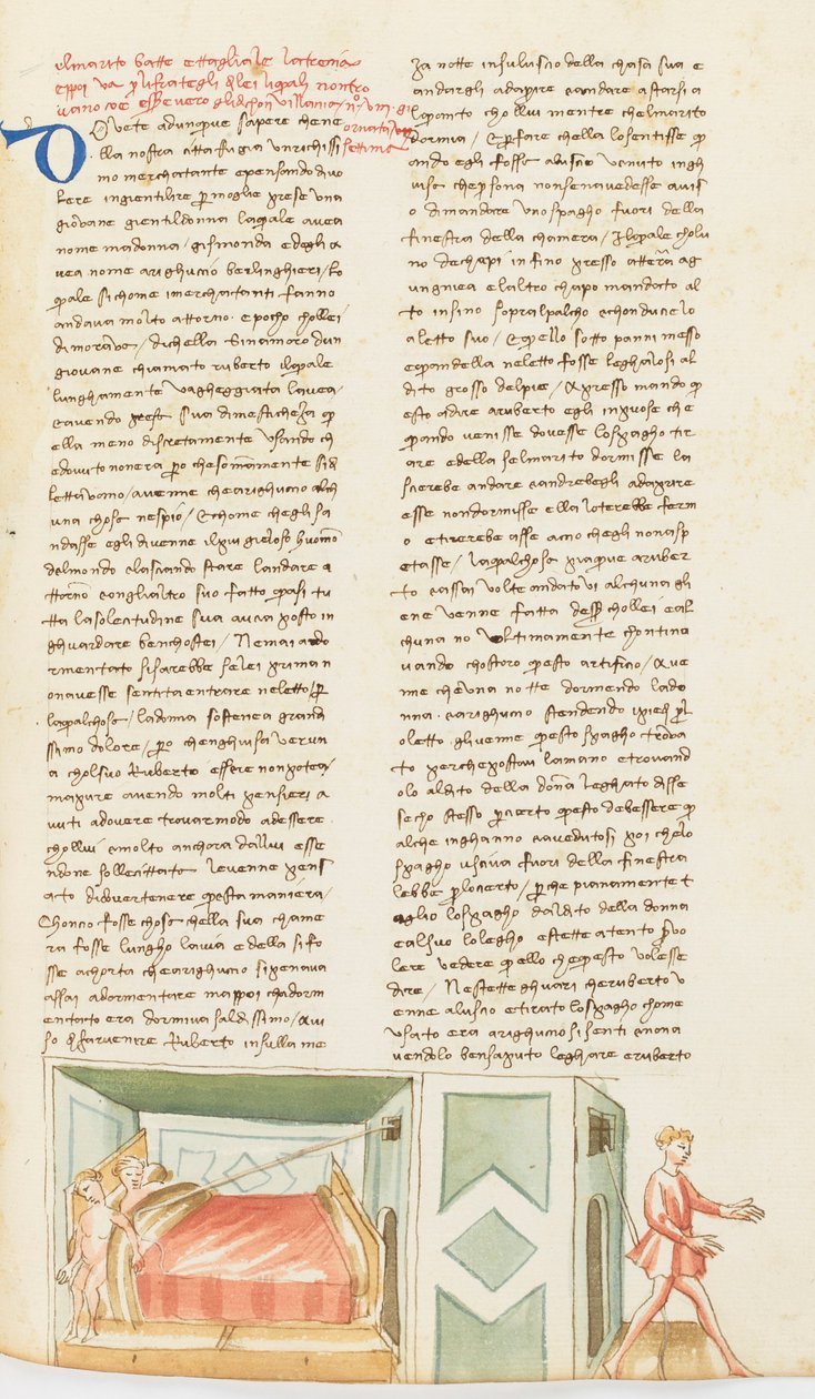 Decameron, La corda - Arriguccio Berlinghieri che scopre l