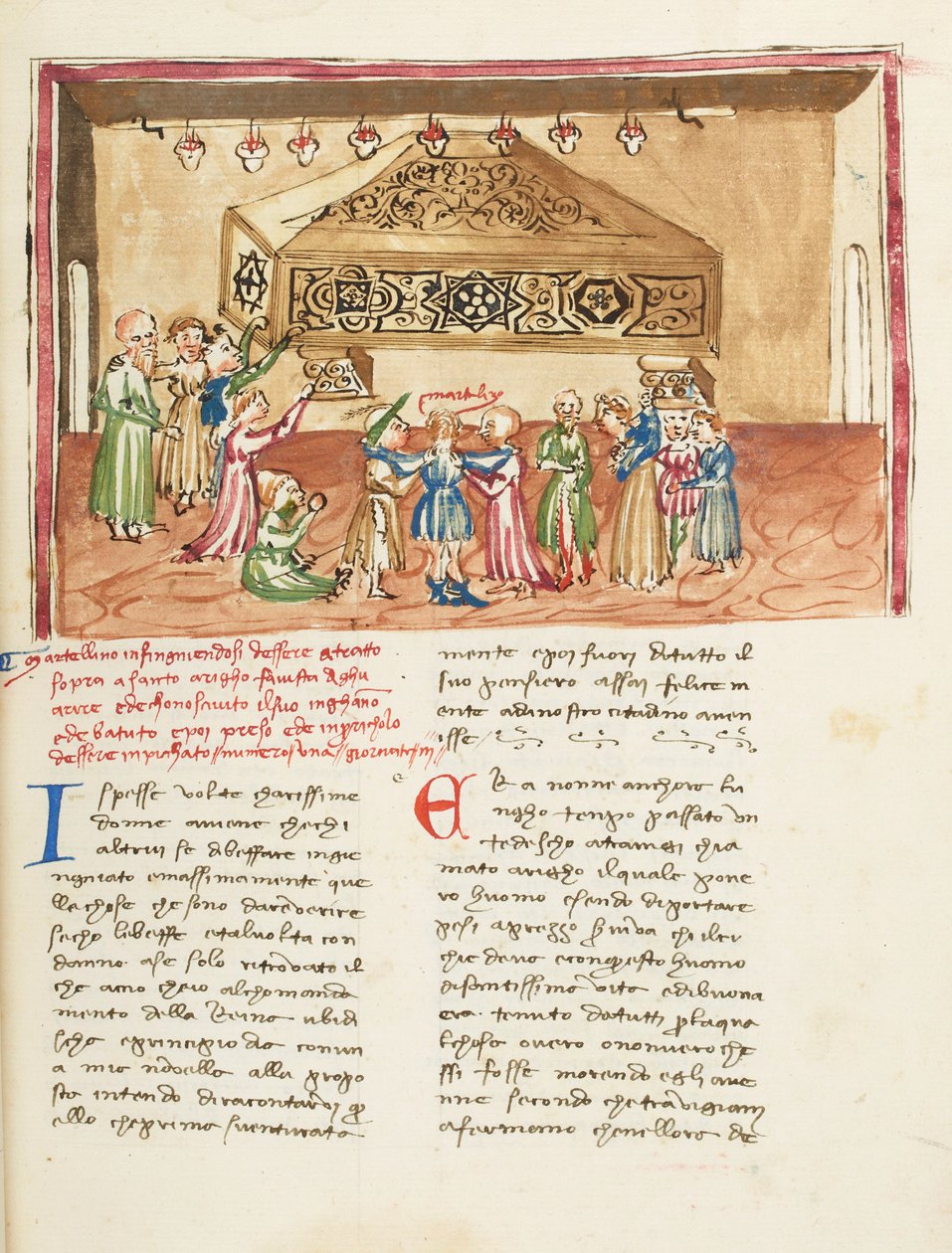 Decameron, La hart au col ; Martellino au tombeau de saint Henri de Trévise, Deuxième journée, nouvelle 1. da Giovanni Boccaccio