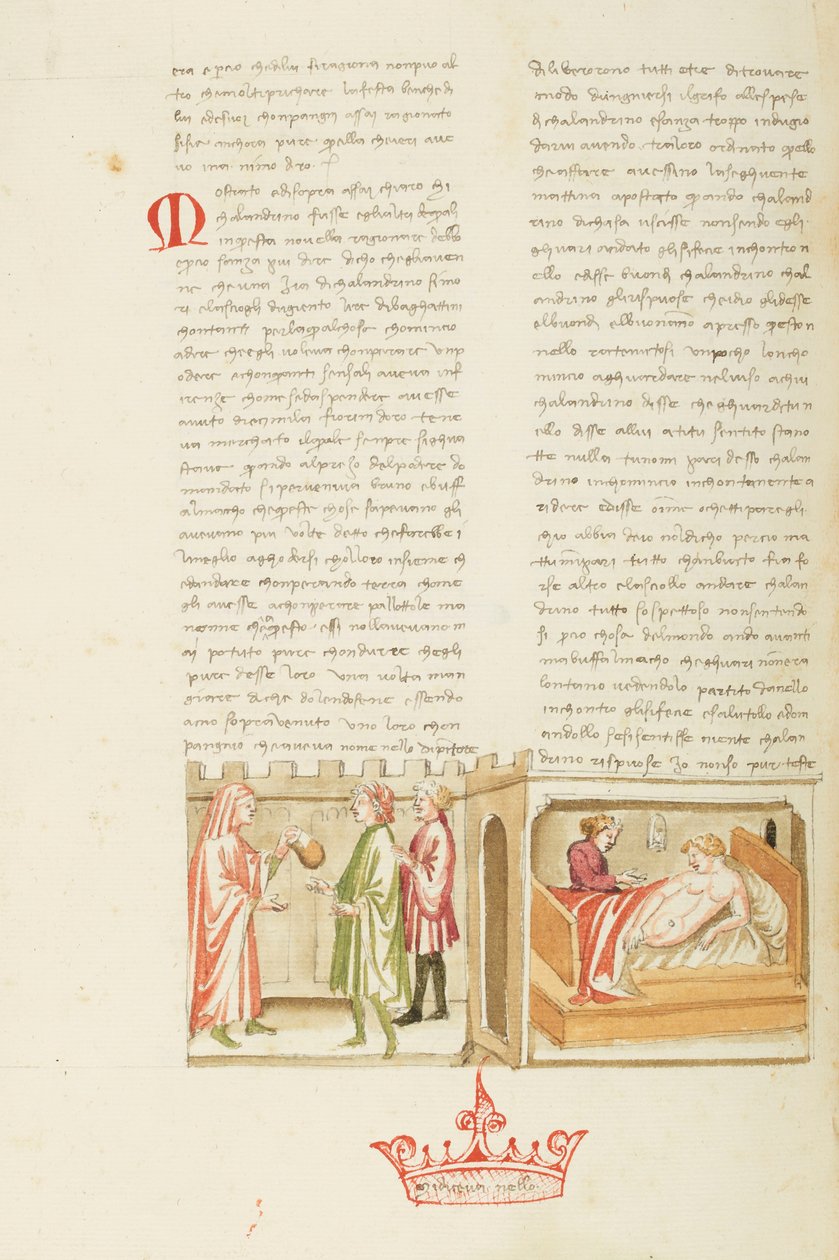 Decameron, Il malato immaginario - Calandrino il malato immaginario, Nona giornata, racconto 3 da Giovanni Boccaccio