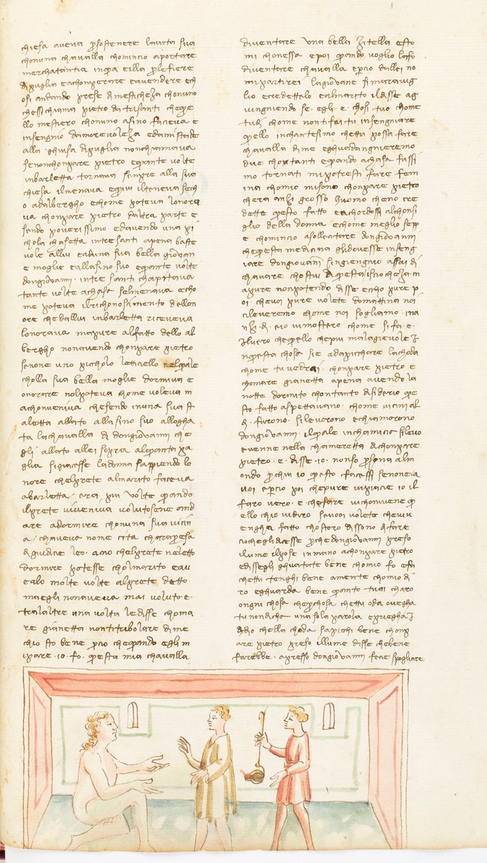 Decamerone, I due sempliciotti - Gianni di Barolo che inganna Pietro , Nona giornata, racconto 10. da Giovanni Boccaccio