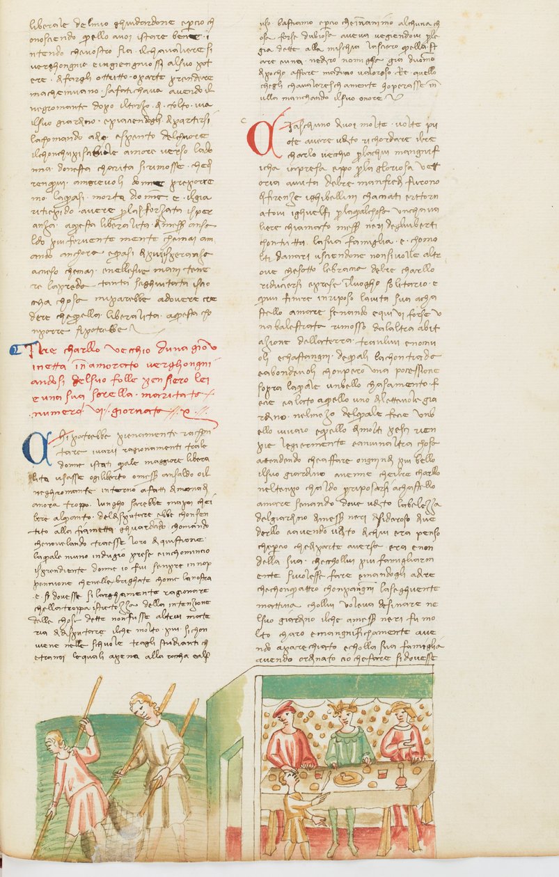 Decameron, Le due vittorie di Carlo - Carlo I di Napoli invitato da Neri degli Uberti , Decima giornata, racconto 6. da Giovanni Boccaccio
