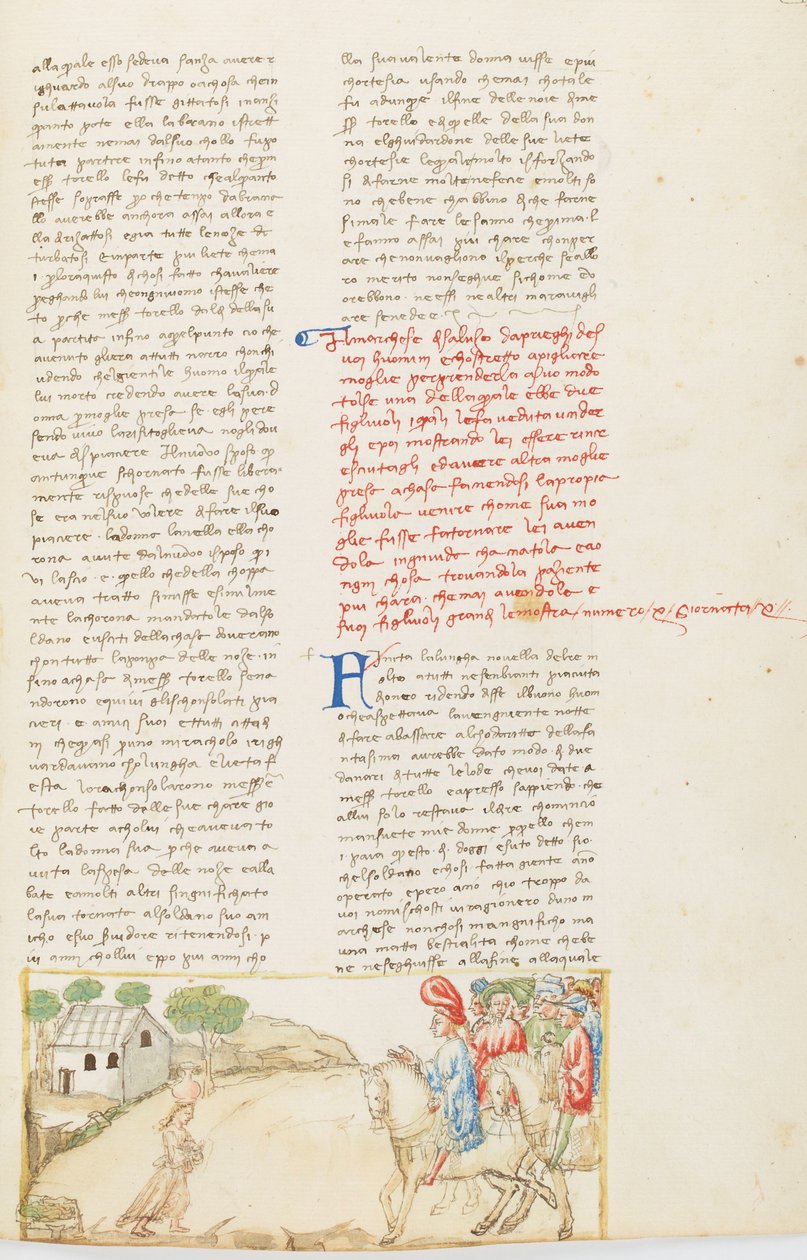 Decameron, Fisiologia del matrimonio - Gualtieri di Saluzzo che va a prendere Griselda, Decima giornata, racconto 10. da Giovanni Boccaccio